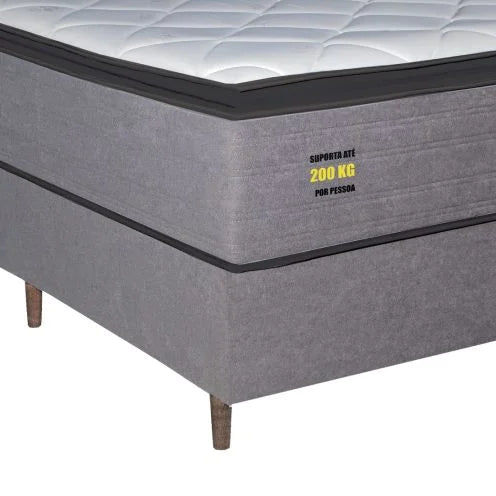 Conjunto Cama Box Casal Valery 138x188x71