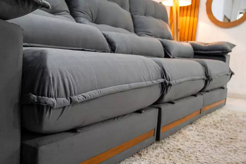 Sofá Retrátil Reclinável 3 modulos 3.50 mts