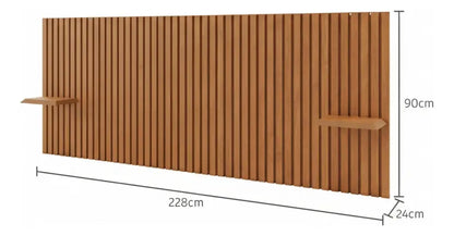 Cabeceira Sonhar  Queen com 02 mesa de cabeceira